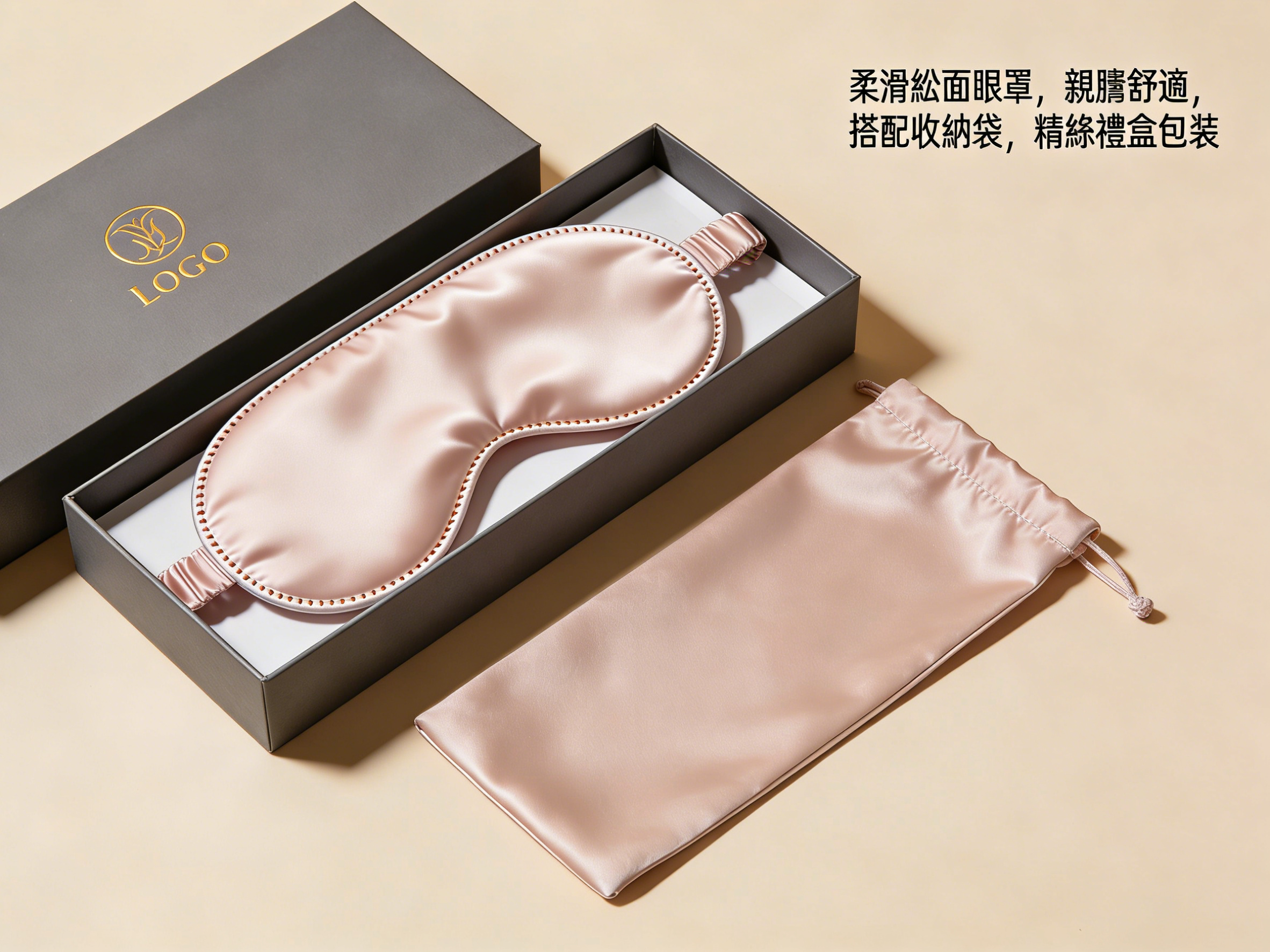 真絲助眠眼罩禮盒