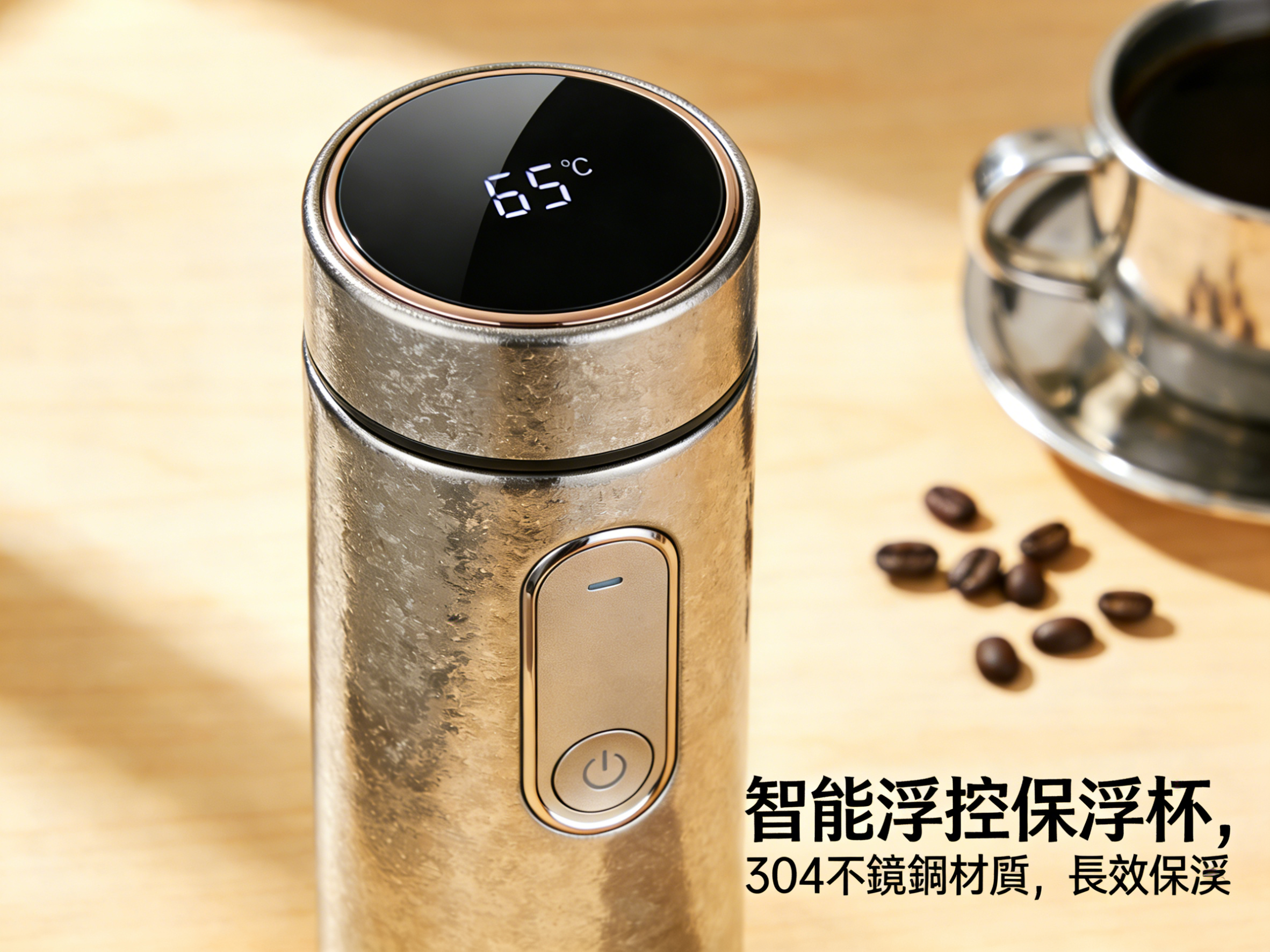 智能溫控咖啡保溫杯